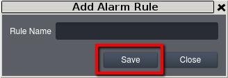 10. Enter a new rule name, then click Save.