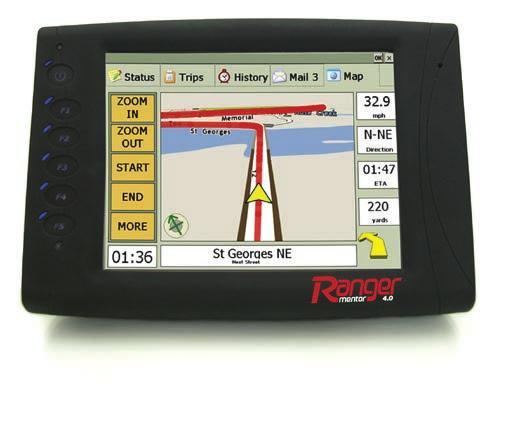 Ranger s durable touch screen, In-Vehicle Navigation, and wireless voice/cell phone capabilities give Field Workers the tools they need to easily navigate to their next job and stay in touch with