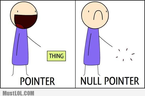 Pointers - nullptr If you try to go to a place outside your memory, you will seg fault
