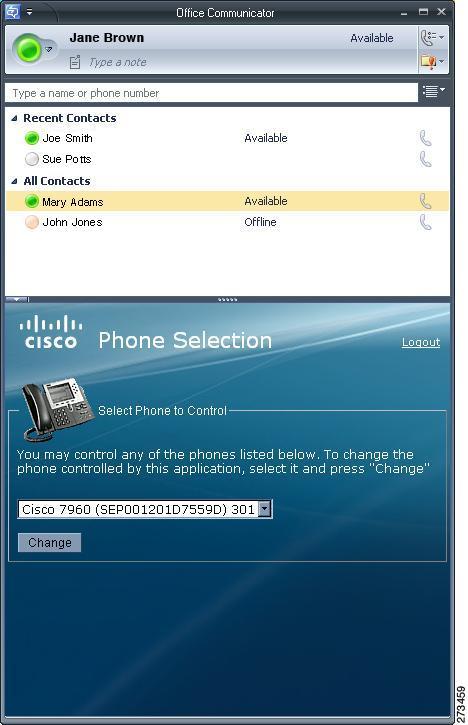 Microsoft OCS Remote Call Control Installation User Unable to Switch Selected Device from Cisco Unified IP Phone to Cisco IP Communicator 8 Select Restart Now to apply the change.