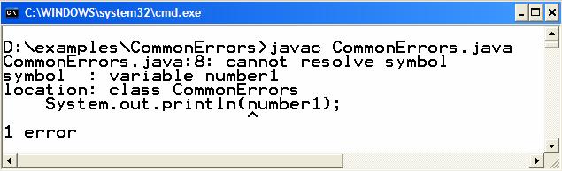 Cannot resolve Symbol You are trying to use a variable or method does not exist. It can be due to incorrect name, wrong number or order of arguments etc.