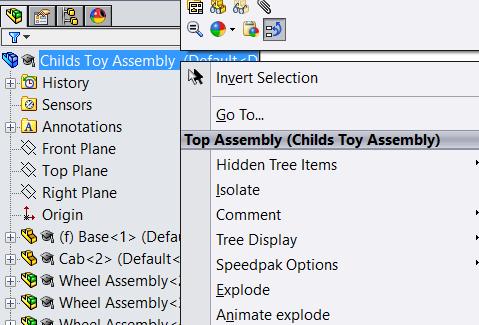 ConfigurationManager tab and select the ExplView1, then select