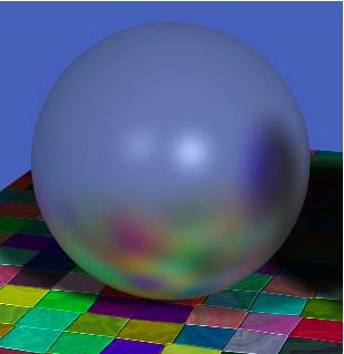 Reflection: Conventional ray tracing One reflection per intersection Reflection: