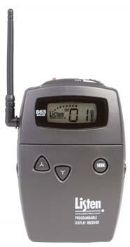 LR-500 Portable Programmable FM Display Receiver LR-500-072 LR-500-216 LR-500-863 One of Listen s most sophisticated receivers, the LR-500 Programmable Display Receiver offers the signature