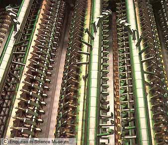 Difference Engine very simple concept: It consisted of a set of adding mechanisms for