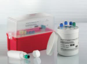 VACUETTE Transport Line The VACUETTE Transport Line ensures safe transport of biological substances category B from blood collection right up until analysis in the laboratory.