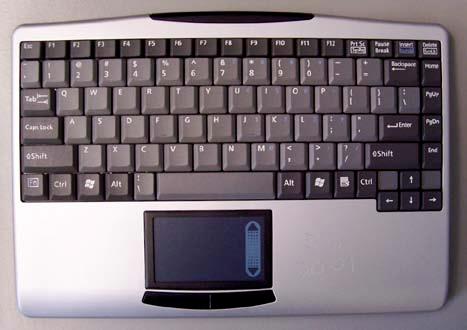 5 Press any key on the wireless keyboard to activate the computer. The data projector will then project the computer image.