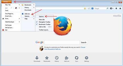 Firefox Browser Open Firefox.