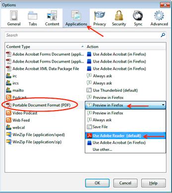 down to Portable Document Format, and select Use Adobe