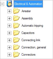 Select the database that contains the symbols you wish to work with. (In this case, select Electrical & Automation.