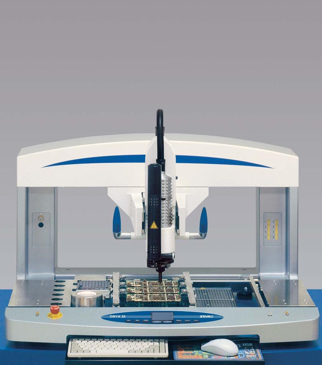 ONYX MULTIFUNCTIONAL POSITIONING AND SOLDERING SYSTEM MACHINES.