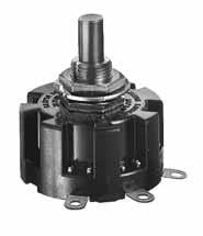 Standard Size Rotaries Series HS AMP SINGLE POLE/NONSHORTING/ INDEXING Number of Stopper Number of Load Schematics Model Positions Settings Terminals Terminals HS-X C L of HS-Y C L of HS-Z HS-X