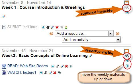 Part II. Editing content This part will show you common settings to edit your course.