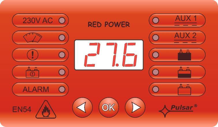 6. Functions. 6.1. Control Panel. The PSU features a panel with buttons and LED display, enabling reading of all the available electrical parameters.
