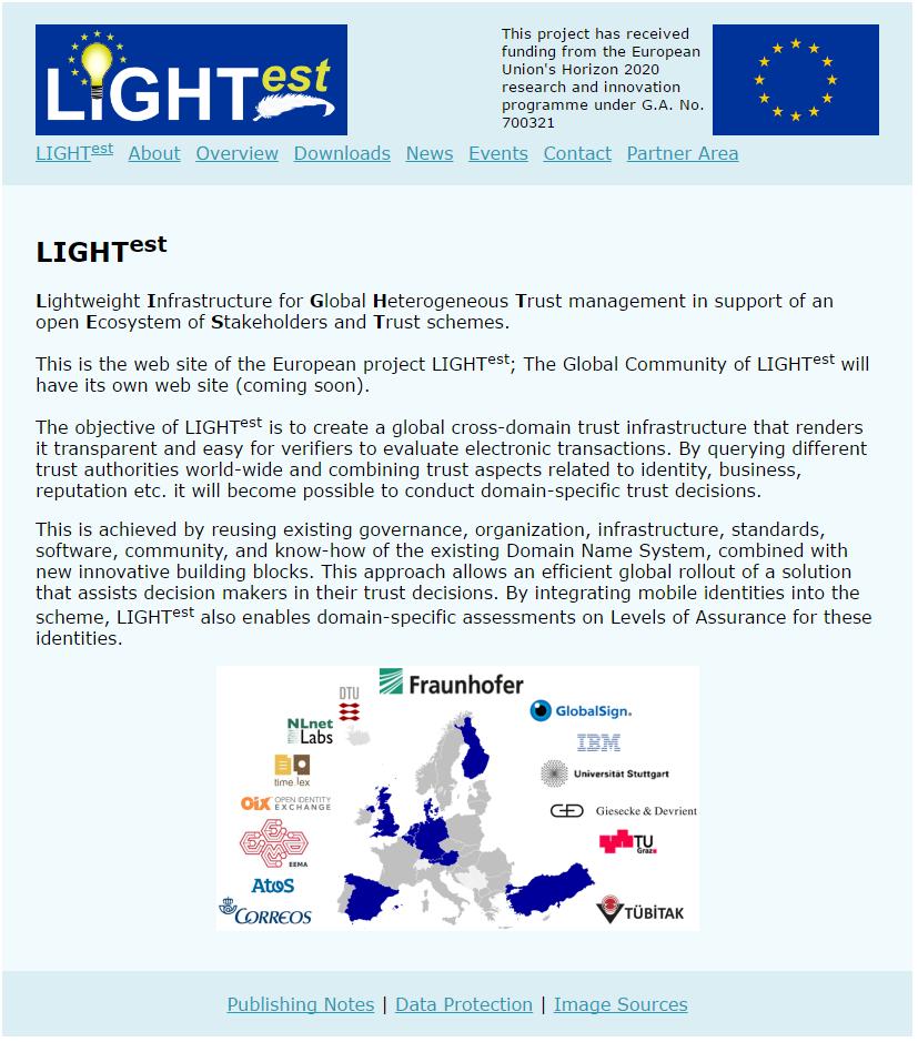 7. LIGHT est Website The LIGHT est Website gives the interested party the opportunity