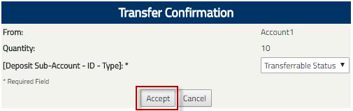 7. Transferor and Transferee will be notified via email of the confirmed REC Transfer. D.