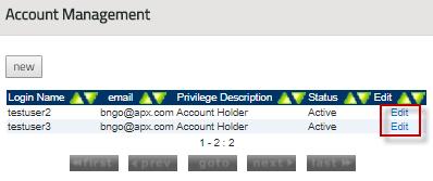 Deactivate Login 1. In the Account Dashboard, go to the Account Management module and clicks the Login Management hyperlink as shown below: 2.