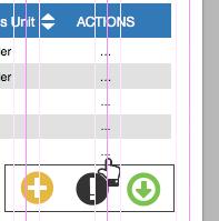 Actions Icons Actions Hover When a user hovers over the ellipsis ( ) the pop- up shows the action icons: Create Data Access Layer Catalog Asset from this Data Access Layer Catalog Asset, More
