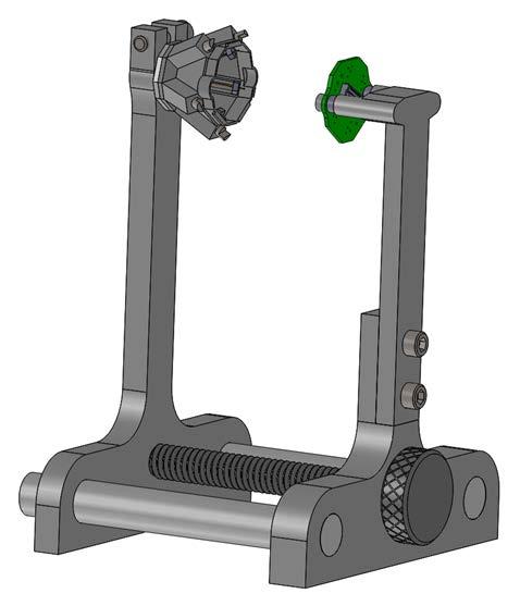 Figure 3.8 Microdrive and EIB mounted in Assembly Jig 3.