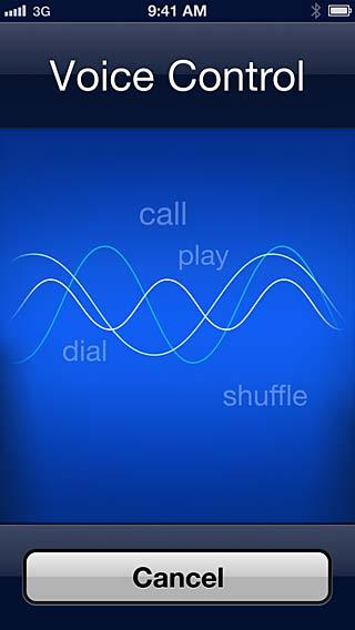 Valdymas balsu Voice Control leidžia skambinti ir valdyti ipod muzikos grojimą naudojant balso komandas.
