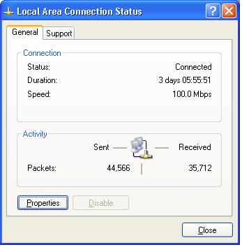 Page 6 2. In the panel labeled LAN or High-Speed Internet, double-click the Local Area Connection icon.