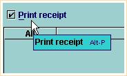 Print: Checking In Items - Patron Present If your library allows patrons to request a check in receipt, be sure the Print Receipt check box is selected before checking in any items for this patron.