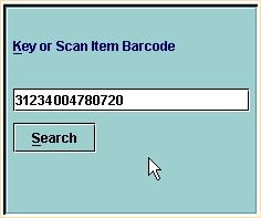 Key or scan the Item barcode(s) to retrieve the item record(s) from your Innovative database.