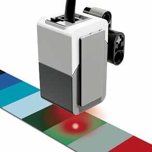 tehnoloogia EV3 Sensors (EV3 andurid) Color Sensor (Värviandur) Color Sensor on digitaalne andur, mis tuvastab anduri eesosal oleva aknakese kaudu siseneva valguse värvi ja tugevuse.