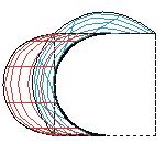 Example Geometries Non Rotated Edge Rotated Edge Both Curve of Sweep Starting Section If the Curve of sweep is a straight line then