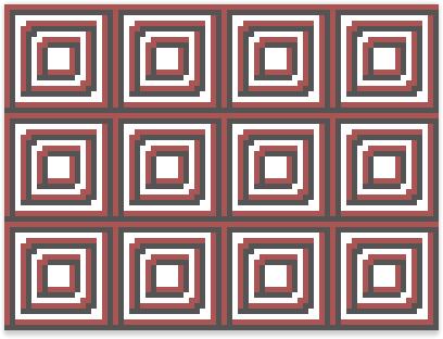 Dôležitým rozdielom patternu od všetkých ostatných vzorov je to, že sú vytvorené zo samostatných prvkov, a to že vo vzore sú zvyčajne všetky prvky rovnaké.
