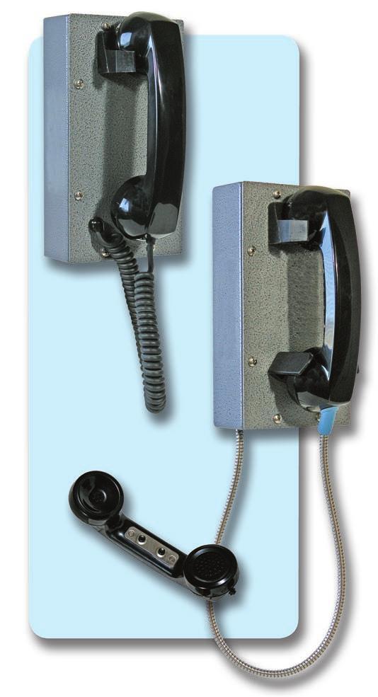 Volume Control Handset SCR-41 SCR-11 Guardian s SCR-11 & SCR-41 Steel Compact Ringdown Telephones are designed for harsh environments with special communication needs, ensuring high quality