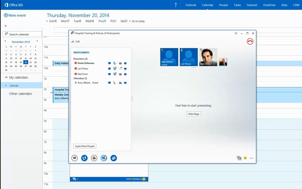 Get the most out of your meetings Sharing meeting content through Lync is an immersive experience.