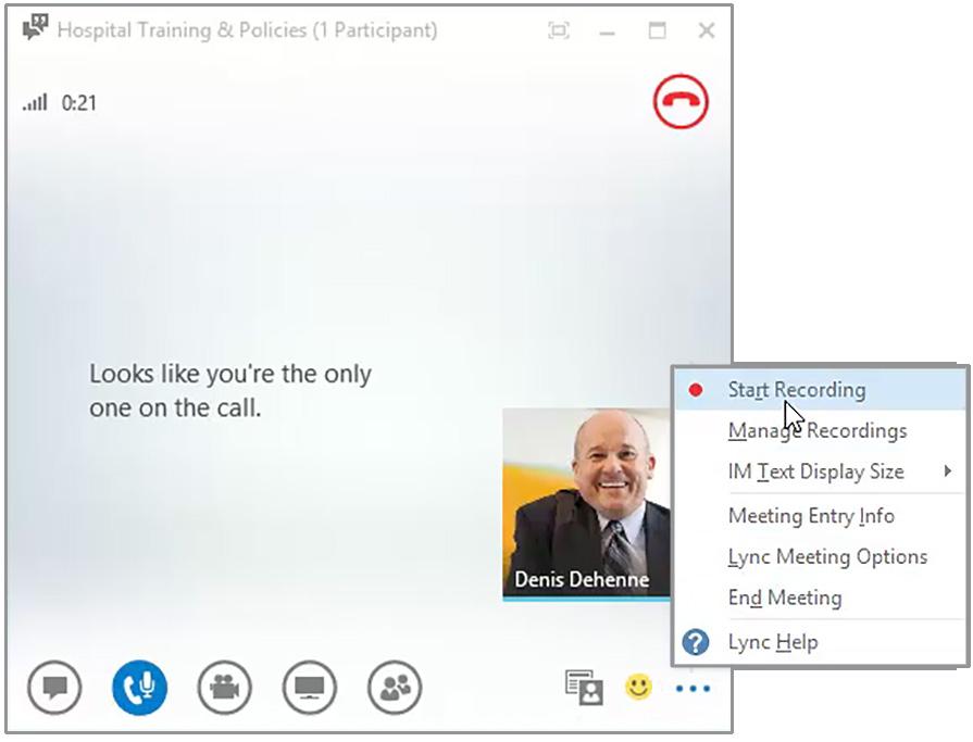 Come back to review or catch up on what you missed With Lync, you don t have to miss out on important information from a training session.