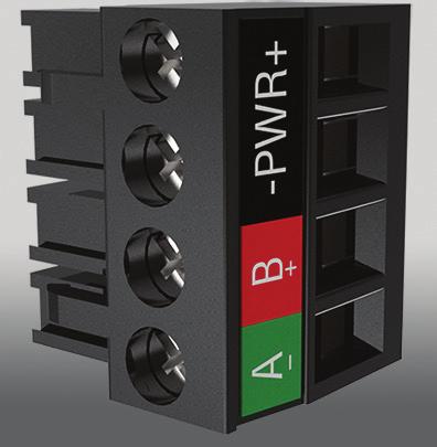 Power and Communication Connection To minimize shock hazard, the instrument is equipped with a grounded connection to the DIN rail. Connect the DIN rail to an electrical ground.