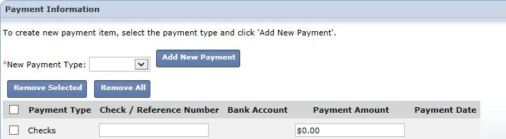 Enter the required information for your payment type. 10. Click Next.