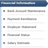 On the Employer Statement Maintenance screen, select the Employer Statement you wish to download by clicking on the hyperlinked year. 3.