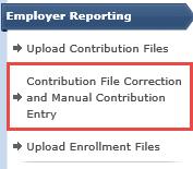 The file with errors or warnings will be in review status within the Unposted Employer Reporting Header panel. Click the hyperlinked Header ID to open and correct the file.