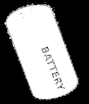Respect the polarity of the battery The battery door must be keeped and repositioned after each battery