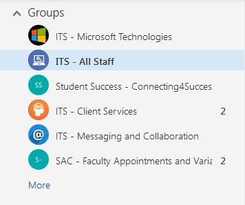 Office 365 Groups Groups you have access