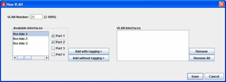 4.3. Configure VLAN and VLAN Trunking As mentioned before, Firetide HotPort 3103 Mesh Nodes support VLAN and VLAN Trunking (Carry multiple VLAN in single switch port).