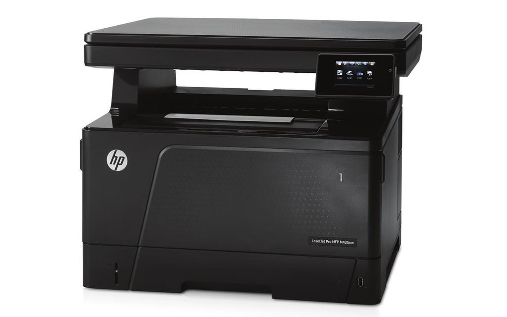 Data sheet HP LaserJet Pro M435 Multifunction Printer series Take office efficiency to the next level print, scan, and copy quickly on paper sizes up to A3.