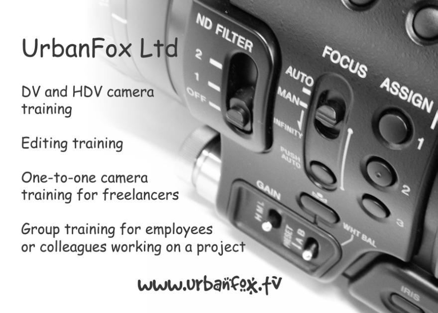Hang on a minute I ve thought of another thing that makes your video look good The person operating it Postcard Training contact