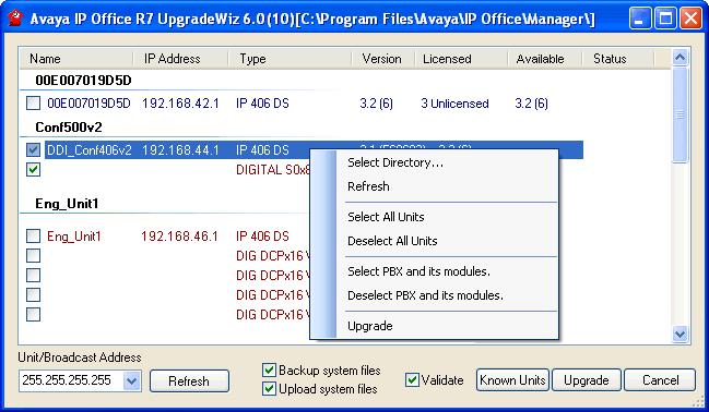 Upgrade Wizard 145 The Upgrade Wizard is a component of Manager used to upgrade the