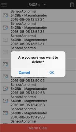 3.3.3.4 Delete Alarm Event Click, see Figure 3-78. Figure 3-78 Click OK, to delete all alarms. 3.3.4 File Manager It includes video snapshot and playback record of detector linked devices.