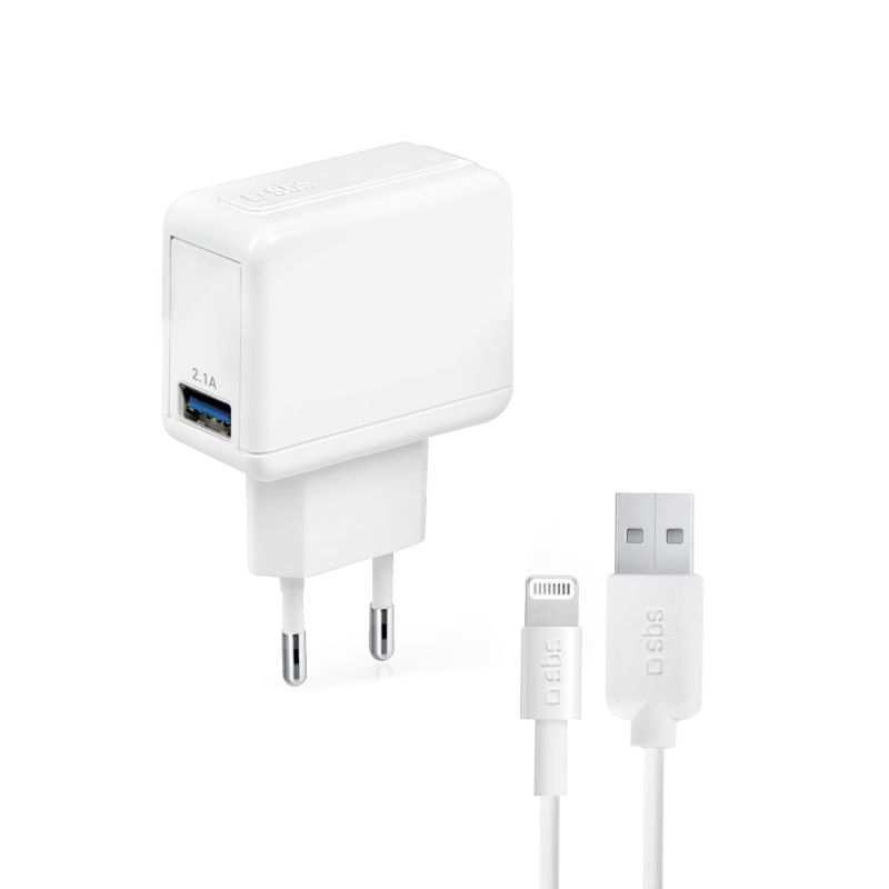 USB charger kit with Lightning cable Product Code: TTKITIPTRAV2AW Retail Price: 34,90 Power Travel Kit with USB travel charger 1 output 2.