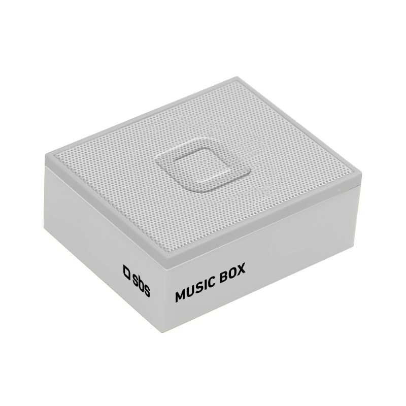 Music Box Product Code: TTSQUARESPEAKERBTW Retail Price: 24,99 Bluetooth speaker 3W, micro USB for recharging and AUX port, BT 4.