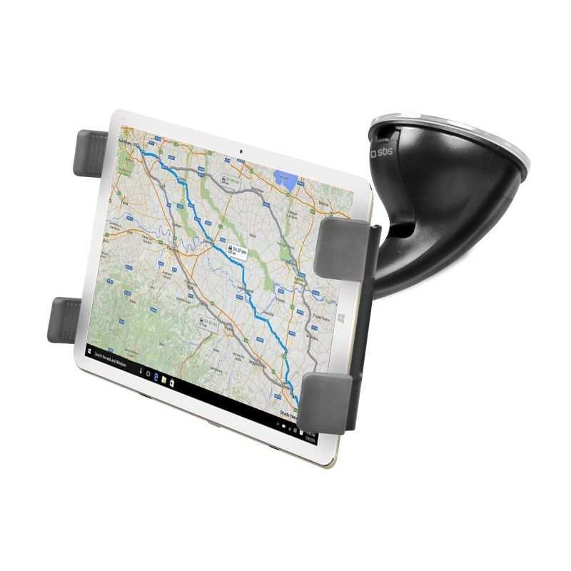 Universal car tablet holder with suction cup Product Code: TESUPPTABWIND Retail Price: 24,90 Tablet holder up to 10'' with windshield and dashboard suction cup The Universal Car Holder allows you to