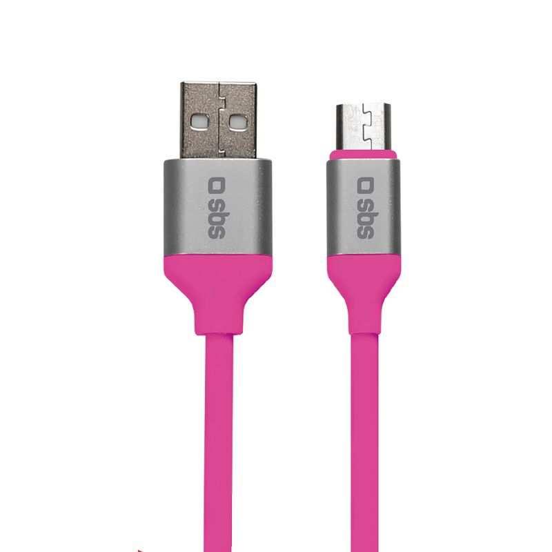 Charging cable with USB 2.0 and micro USB outputs Product Code: TECABLEMICROFLUOP Retail Price: 12,99 Charge and Sync USB-micro-USB cable v 2.