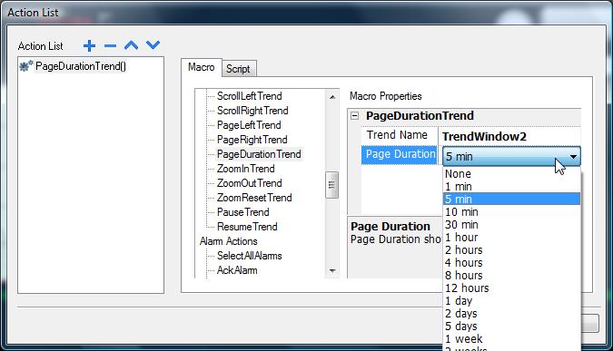 7.5.3 Scroll Right Trend The Scroll Right Trend window is used to scroll the Trend window to the right side, by a one-tenth (1/10) page duration.