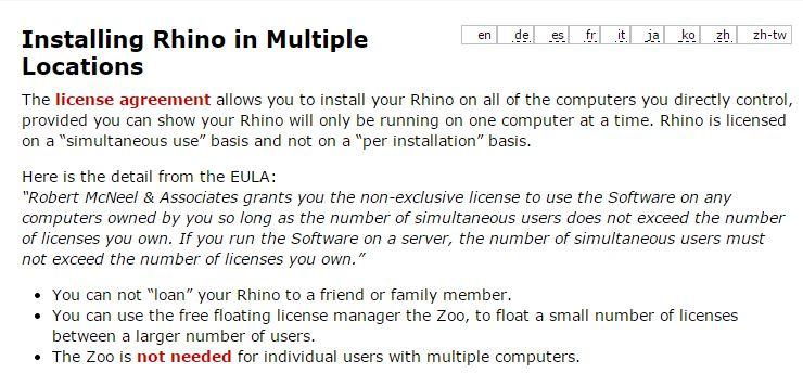 Case 6:15-cv-01006 Document 1 Filed 11/20/15 Page 8 of 11 PageID #: 8 21. Upon information and belief, the following describes, at least in part, installing Rhino software in multiple locations: 22.